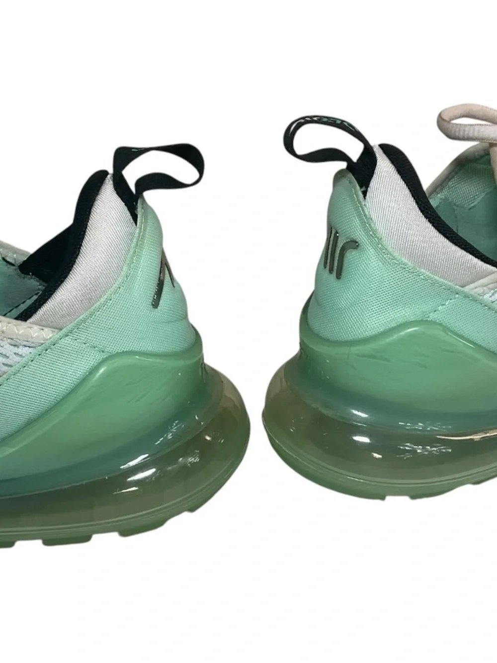 Nike Women’s Air Max 270 White Mint Green Athletic Sneakers